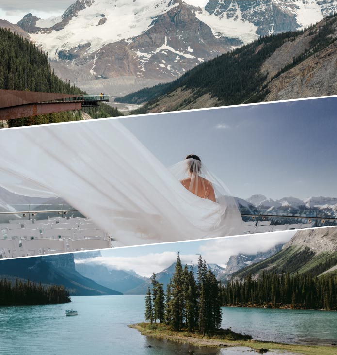 Unique and spectacular weddings in the Canadian Rockies!